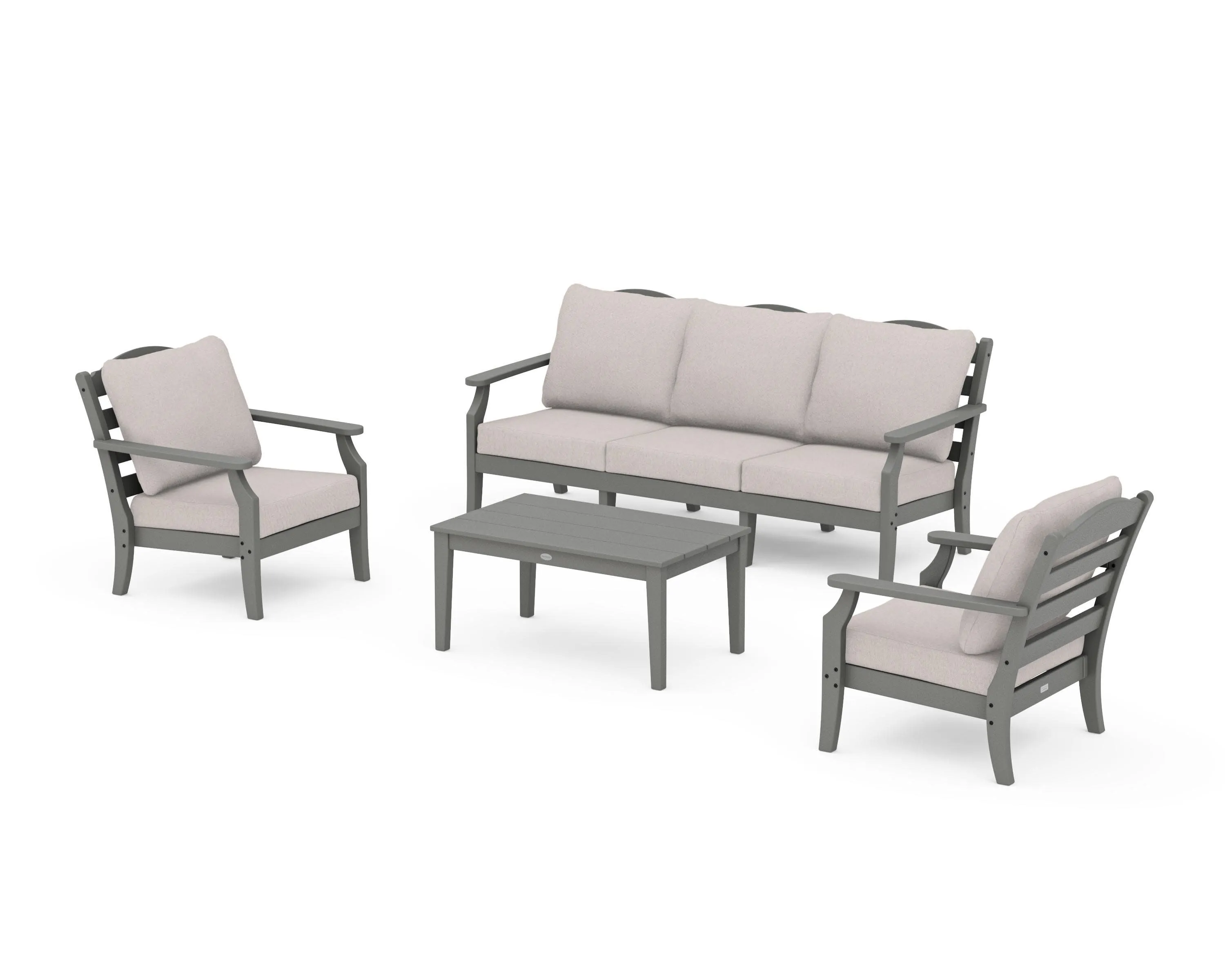 Savannah 4-Piece Deep Seating Set with Sofaoutdoor patio dining furniture set