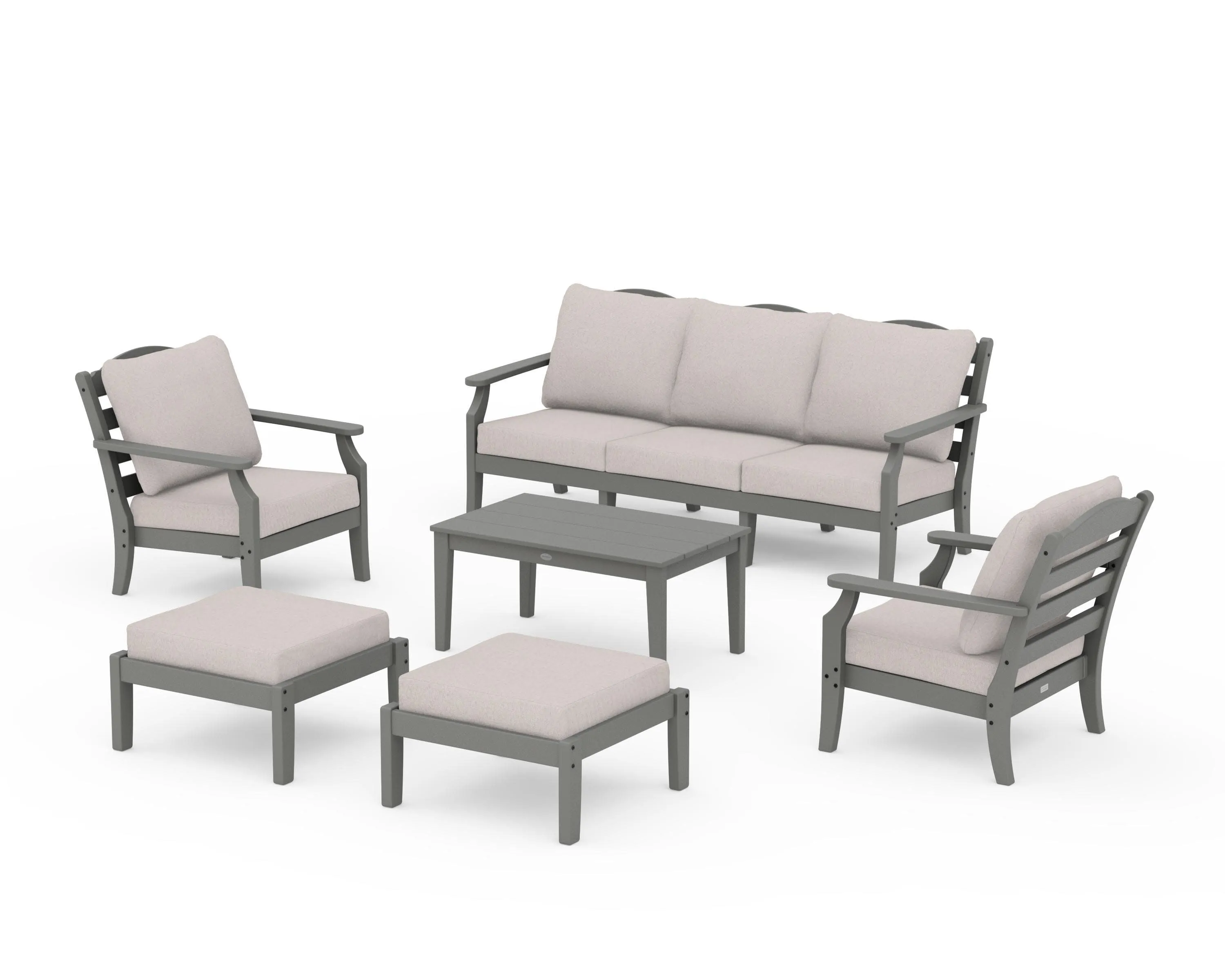 Savannah 6-Piece Lounge Sofa Setoutdoor patio dining furniture set