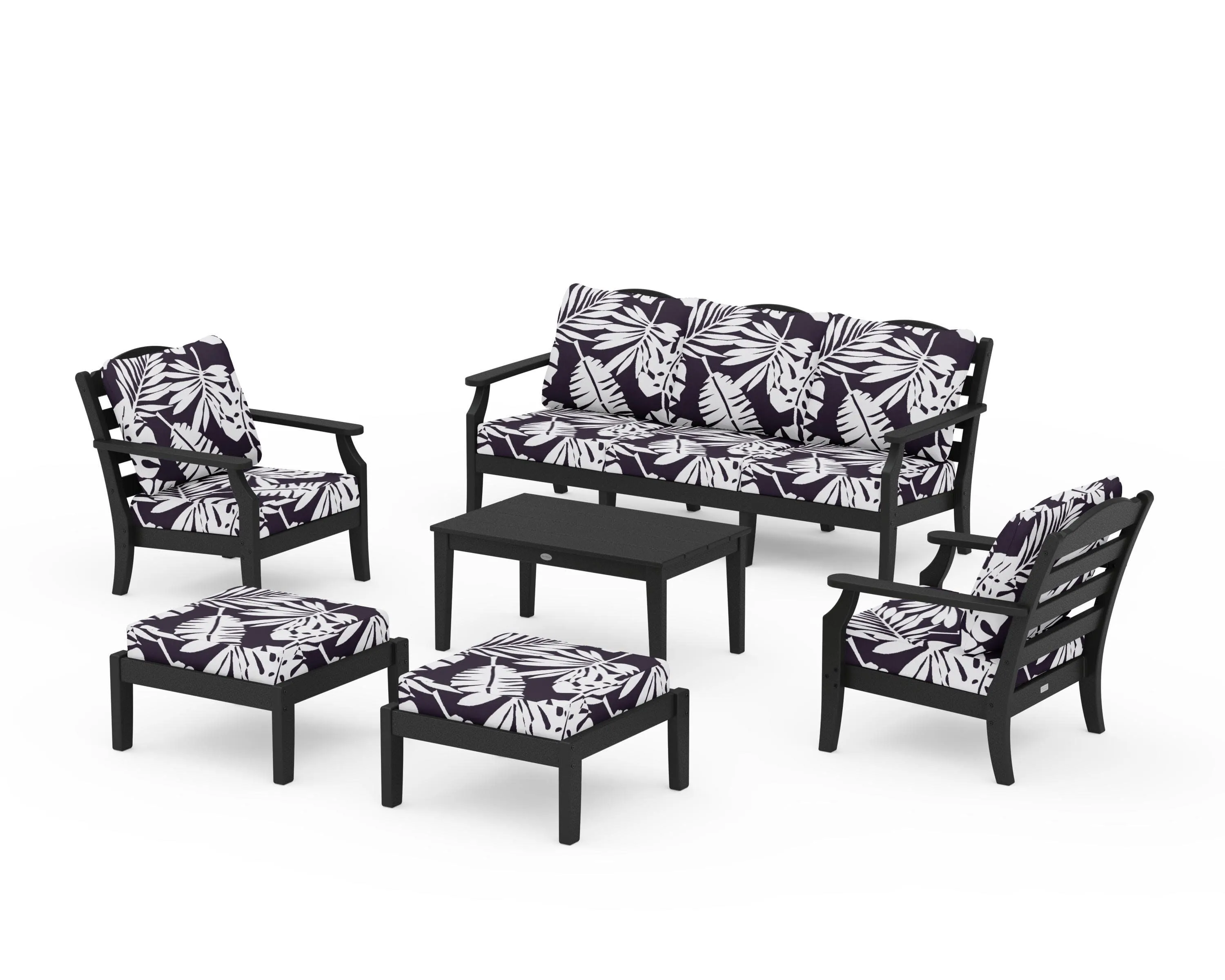 Savannah 6-Piece Lounge Sofa Set