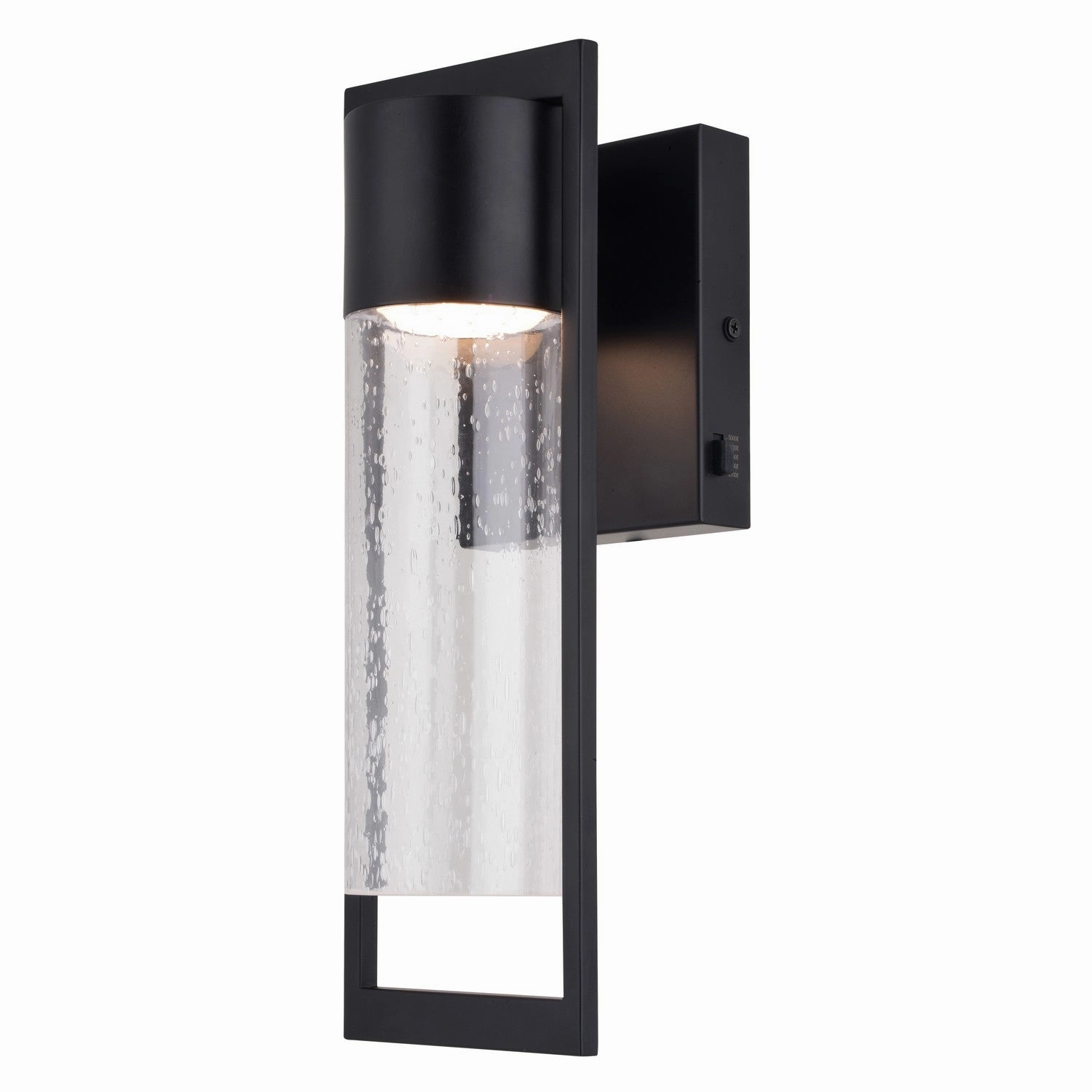 Sawyer LED Outdoor Wall Light Matte BlackOutdoor wall sconces with motion sensor