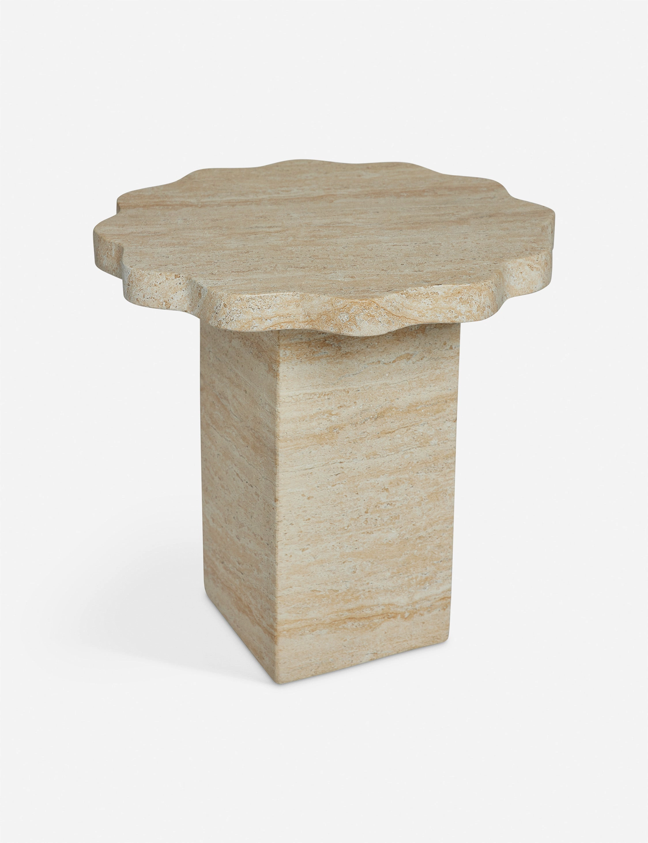 Scalloped Indoor / Outdoor Side Table by Sarah Sherman Samuel