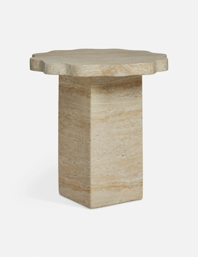 Scalloped Indoor / Outdoor Side Table by Sarah Sherman Samueloutdoor patio furniture set