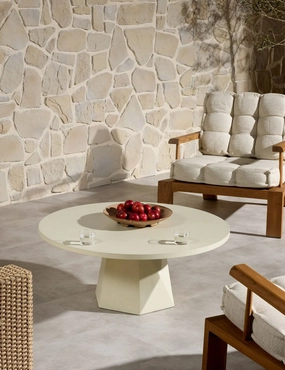 Schuller Indoor / Outdoor Round Coffee Tableoutdoor patio furniture set