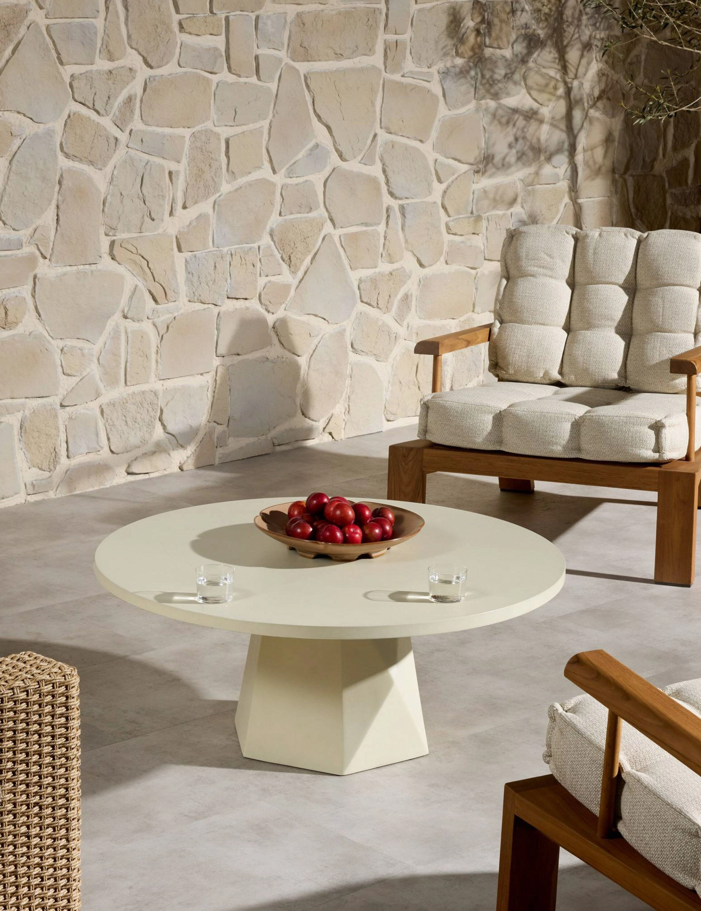 Schuller Indoor / Outdoor Round Coffee Tableoutdoor patio furniture set