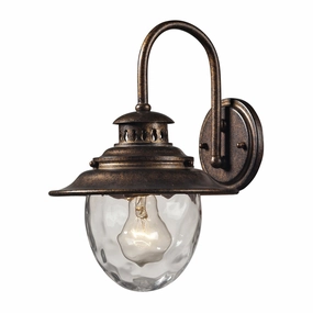 Searsport One Light Outdoor Wall Sconce Regal BronzeOutdoor wall sconces with motion sensor