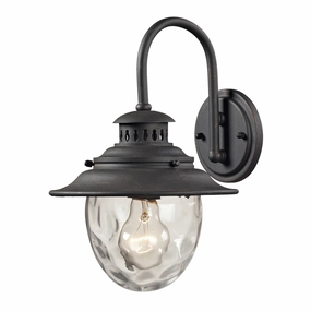 Searsport One Light Outdoor Wall Sconce Weathered CharcoalOutdoor wall sconces with motion sensor