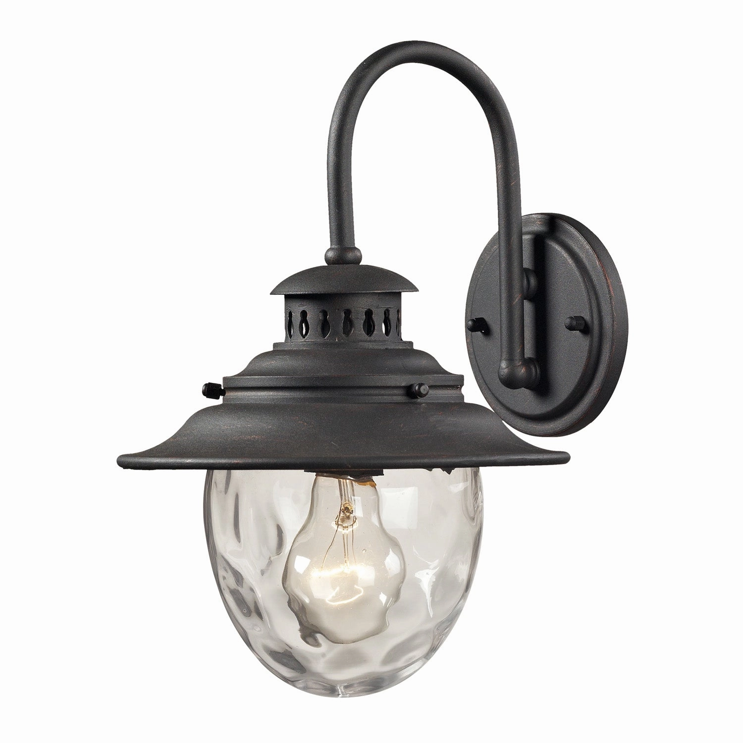 Searsport One Light Outdoor Wall Sconce Weathered CharcoalOutdoor wall sconces with motion sensor