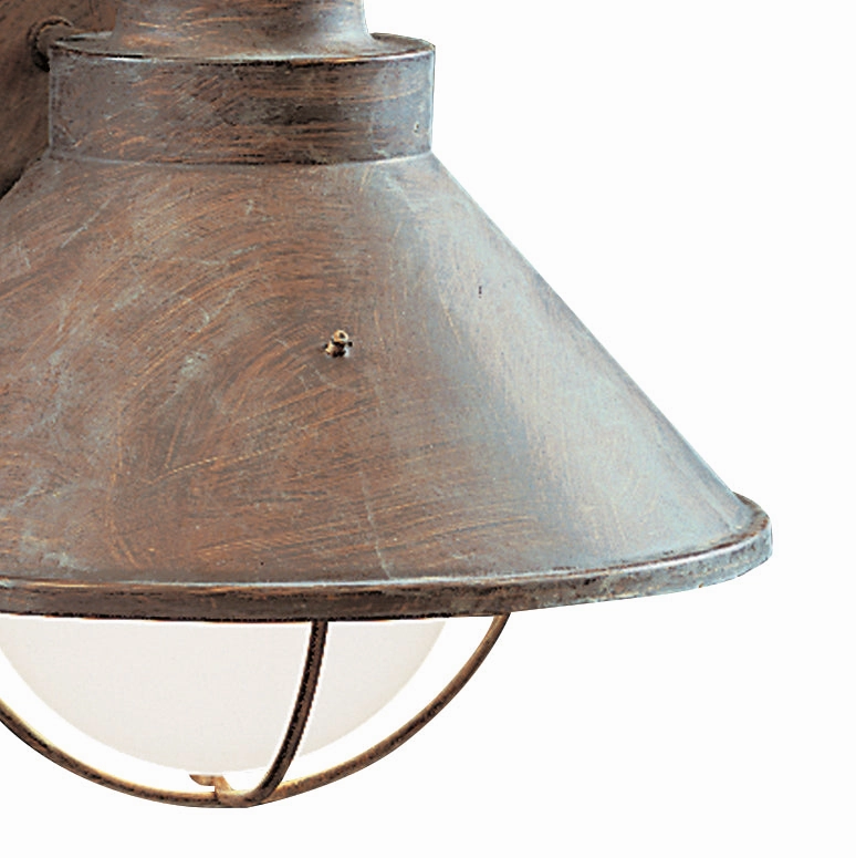 Seaside One Light Outdoor Wall Mount Olde Brick