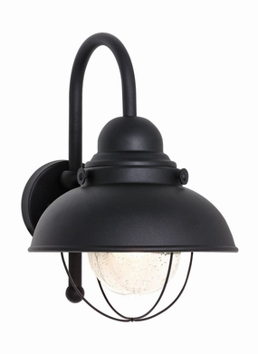 Sebring One Light Outdoor Wall Lantern BlackOutdoor wall sconces with motion sensor