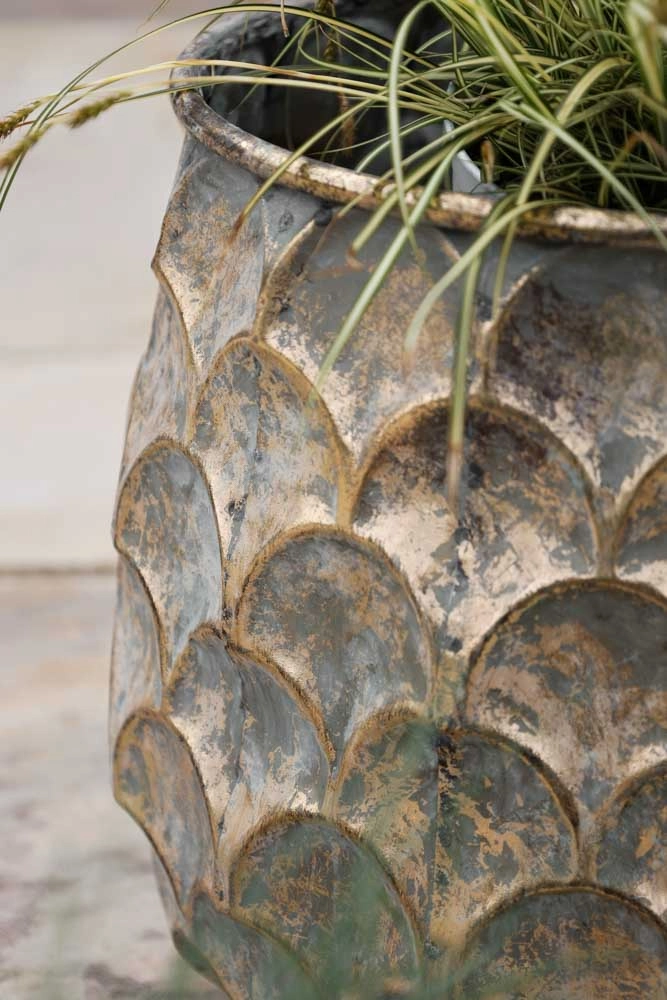 Set Of 2 Petal Effect Planters