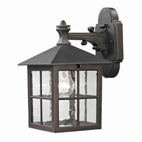 Shaker Heights One Light Outdoor Wall Sconce Hazelnut BronzeOutdoor wall sconces with motion sensor