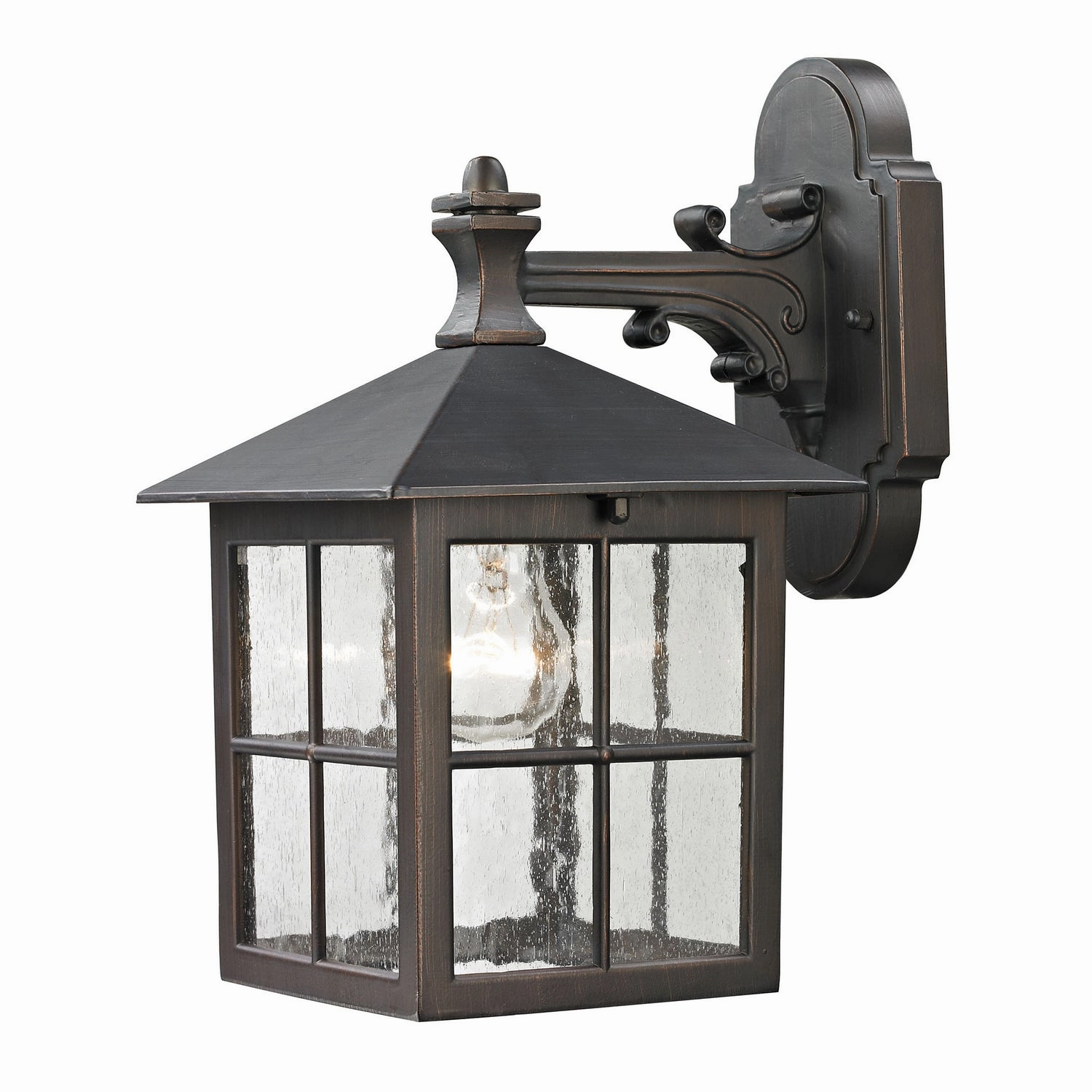 Shaker Heights One Light Outdoor Wall Sconce Hazelnut BronzeOutdoor wall sconces with motion sensor