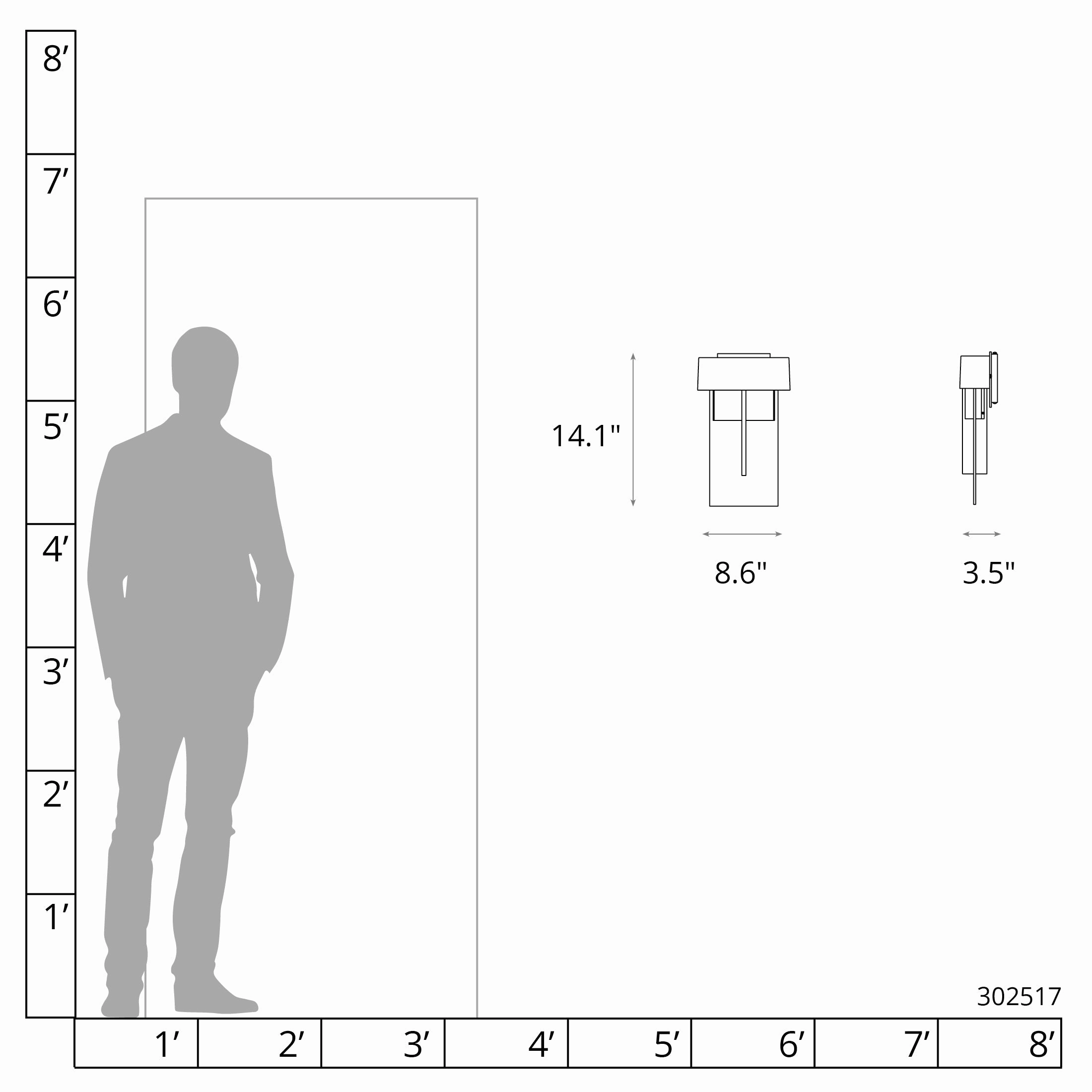 Shard Large LED Outdoor SconceWeatherproof outdoor lighting
