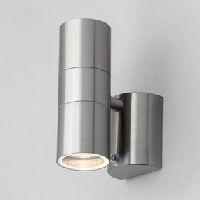 SHARON - CGC Stainless Steel Dual Outdoor Wall Spotlight With Photocell Sensor IP65Weatherproof outdoor lighting