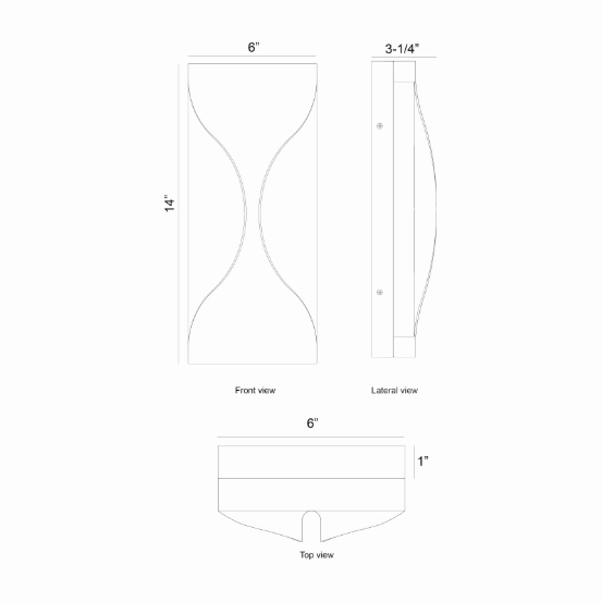 Shayla 14" Outdoor Wall Mount