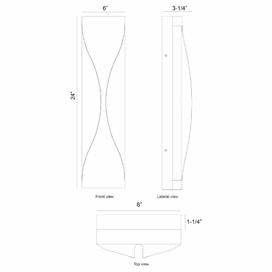 Shayla 24" Outdoor Wall Mount