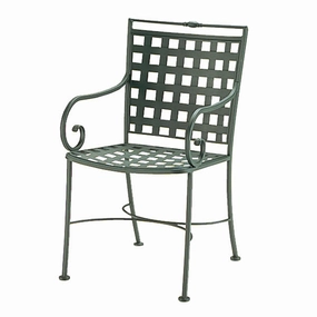 Sheffield Dining Arm Chairrust-proof wrought iron garden set