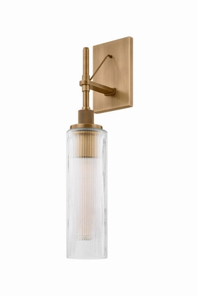 Shenandoah One Light Wall Sconce Patina BrassOutdoor wall sconces with motion sensor