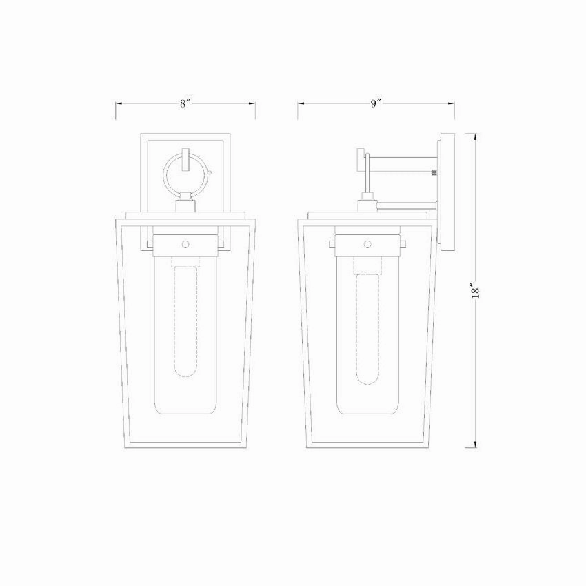 Sheridan 1-Light 18" Outdoor Wall Light