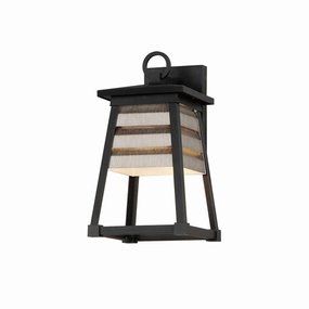 Shutters One Light Outdoor Wall Sconce Weathered Zinc/BlackOutdoor wall sconces with motion sensor