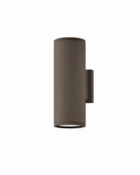 Silo LED Wall Mount Architectural BronzeOutdoor wall sconces with motion sensor