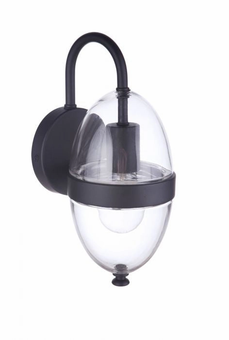 Sivo One Light Outdoor Wall Mount Midnight