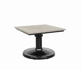 Skye 24" Square Pedestal Side Tableoutdoor patio furniture set