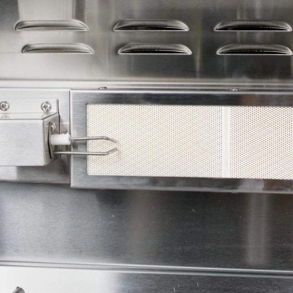 Sole Gourmet 30-inch Luxury Series 4-Burner Built-In Grill with LED Control Lighting & Rotisserie