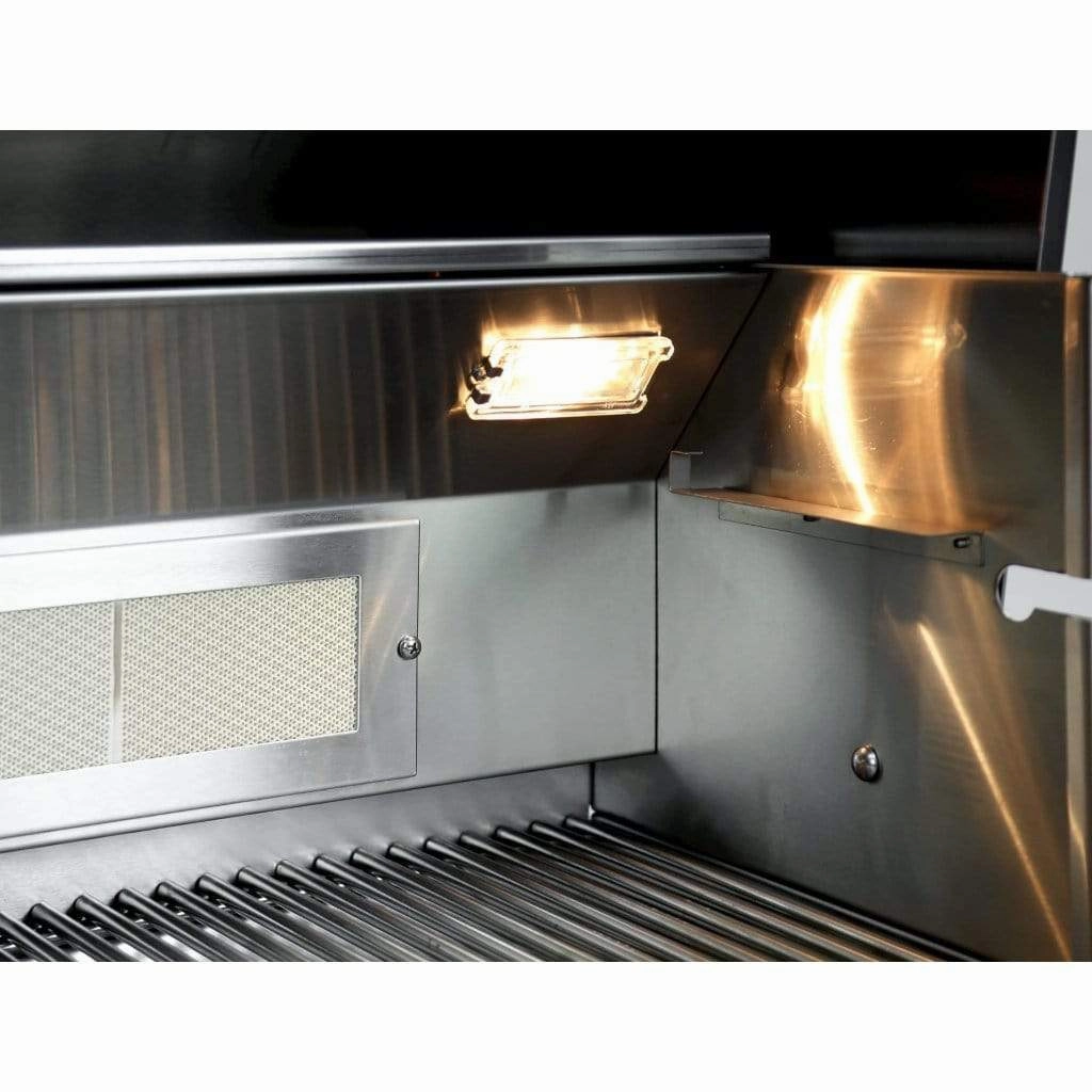Sole Gourmet 42-inch Luxury Series 5-Burner Built-In Grill with LED Control Lighting & Rotisserie