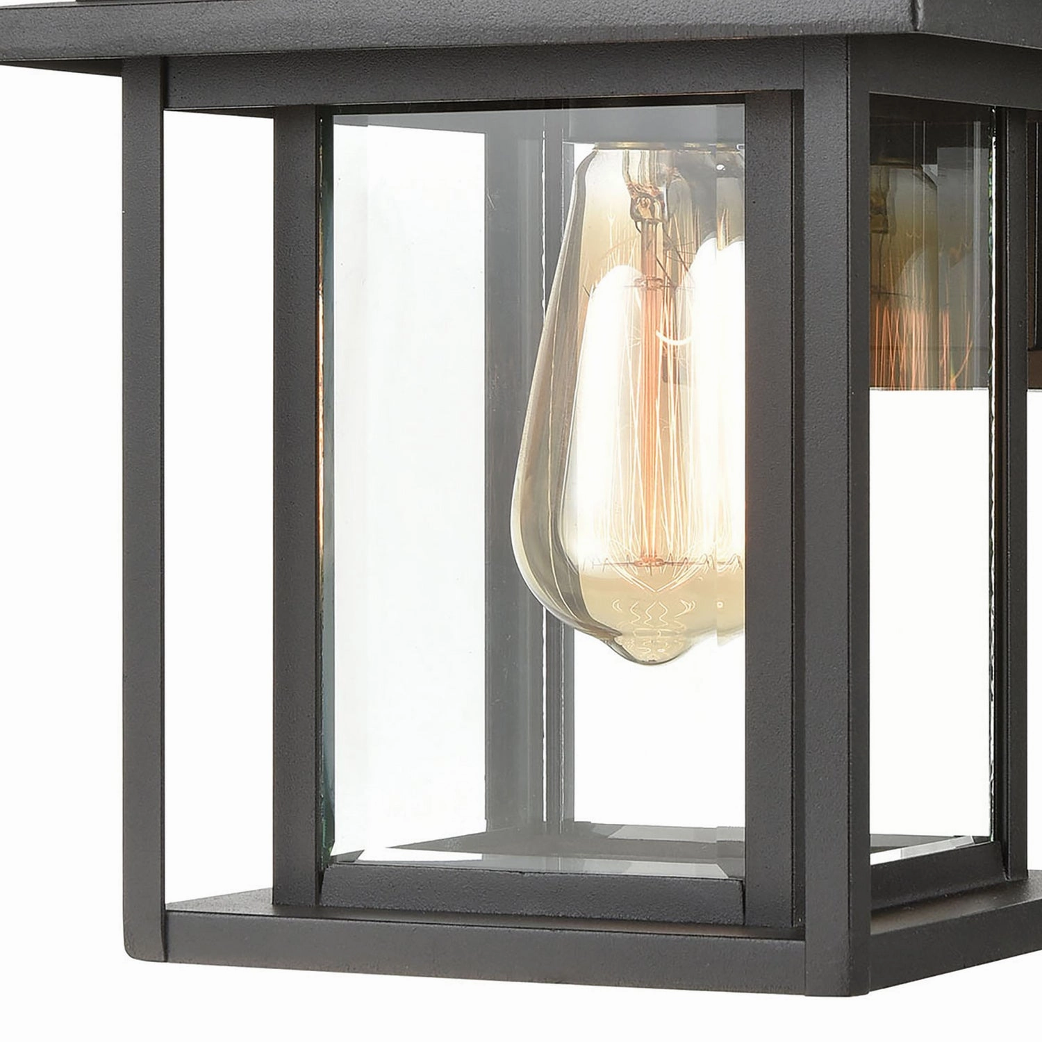 Solitude One Light Wall Sconce Matte Black