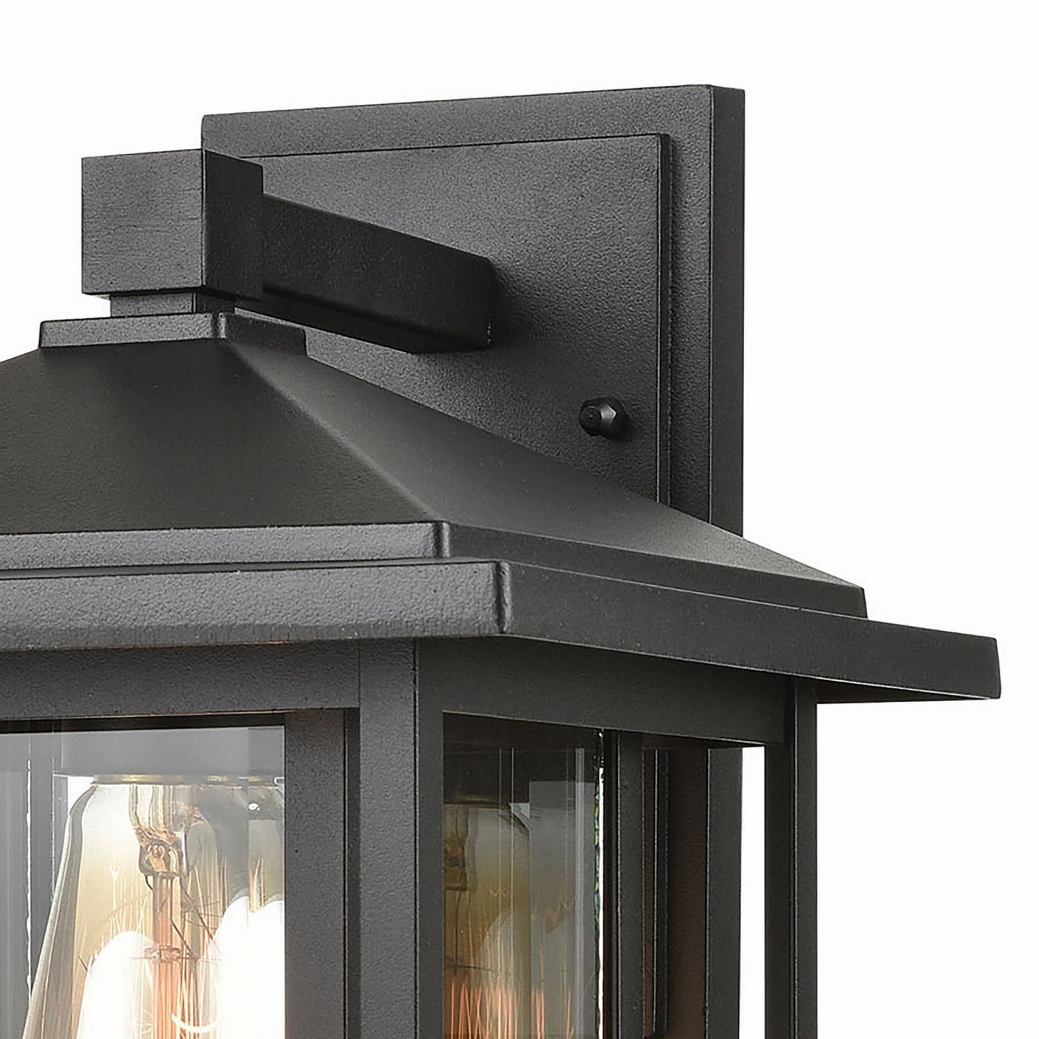 Solitude One Light Wall Sconce Matte Black