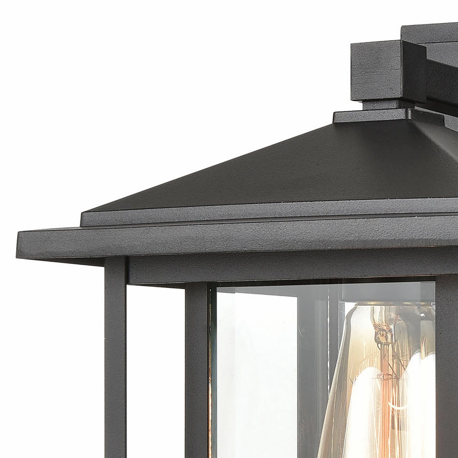 Solitude One Light Wall Sconce Matte Black