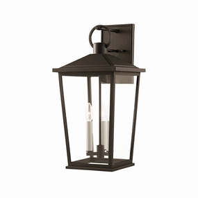 Soren Three Light Outdoor Wall Sconce Textured Bronze W/ HlOutdoor wall sconces with motion sensor