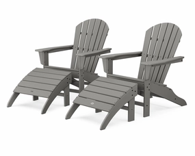 South Beach 4-Piece Adirondack Setoutdoor patio dining furniture set