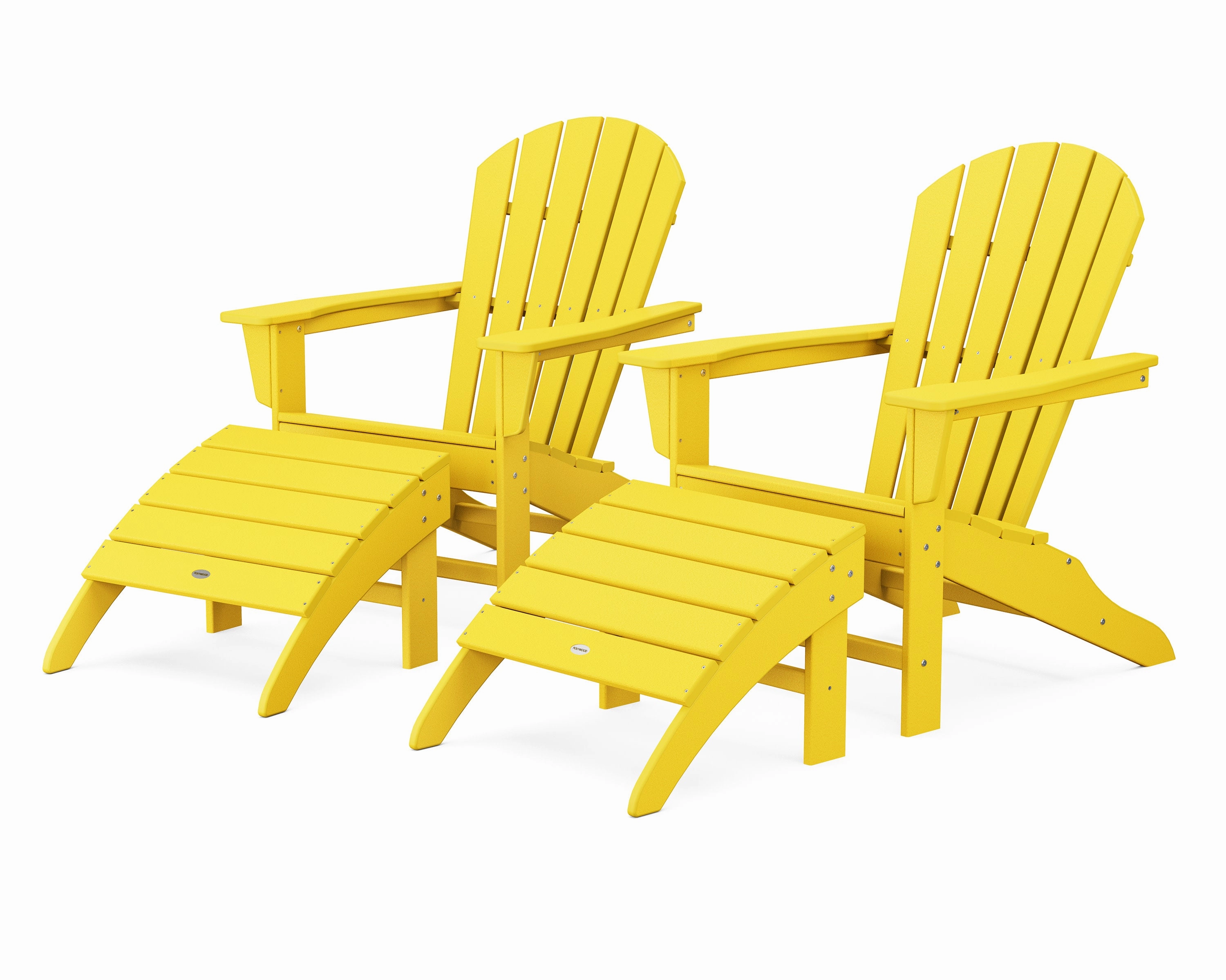 South Beach 4-Piece Adirondack Set