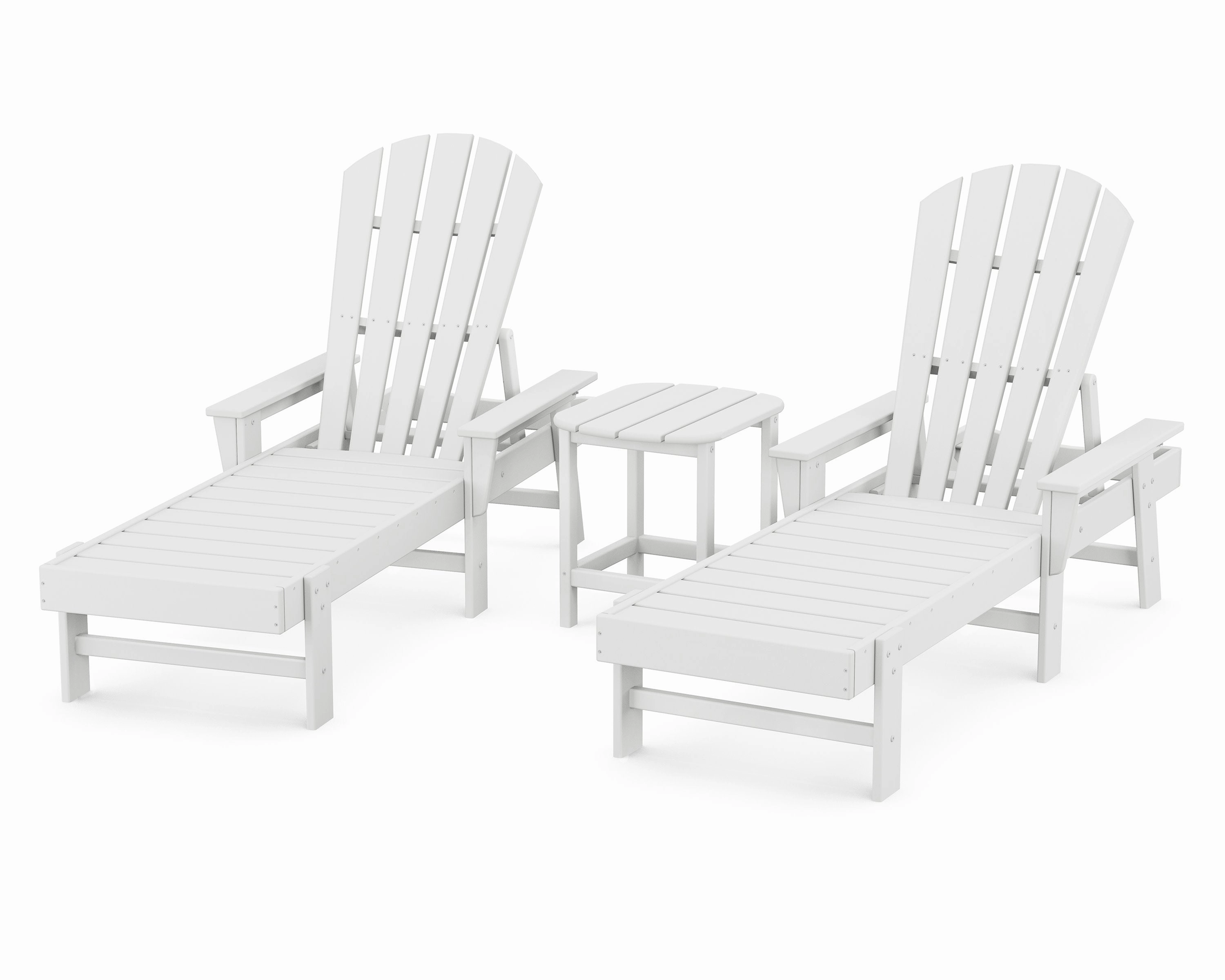 South Beach Chaise 3-Piece Setoutdoor patio dining furniture set