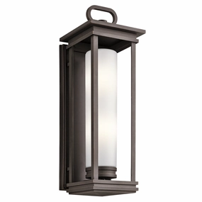 South Hope Two Light Outdoor Wall Mount Rubbed BronzeOutdoor wall sconces with motion sensor