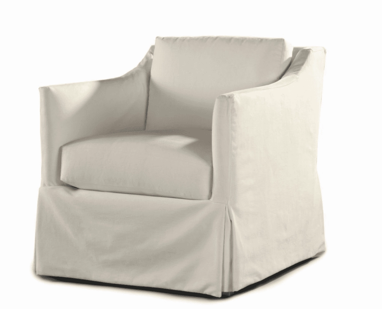 South Seas II Outdoor Slipcovered Swivel Lounge Chairwaterproof outdoor sofa cover