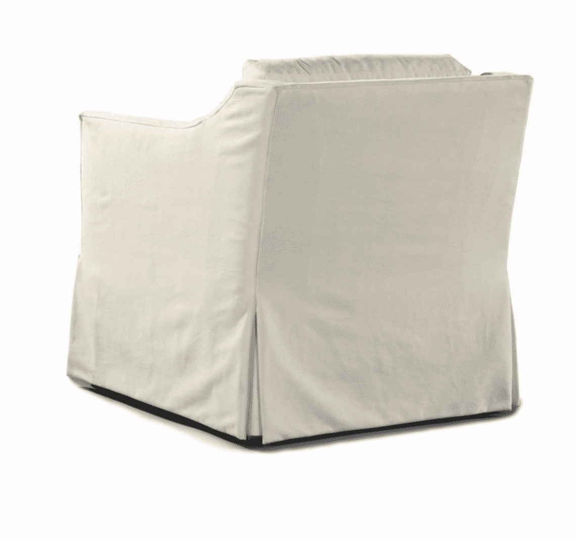 South Seas II Outdoor Slipcovered Swivel Lounge Chair