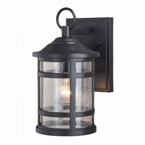 Southport One Light Outdoor Wall Mount Matte BlackOutdoor wall sconces with motion sensor