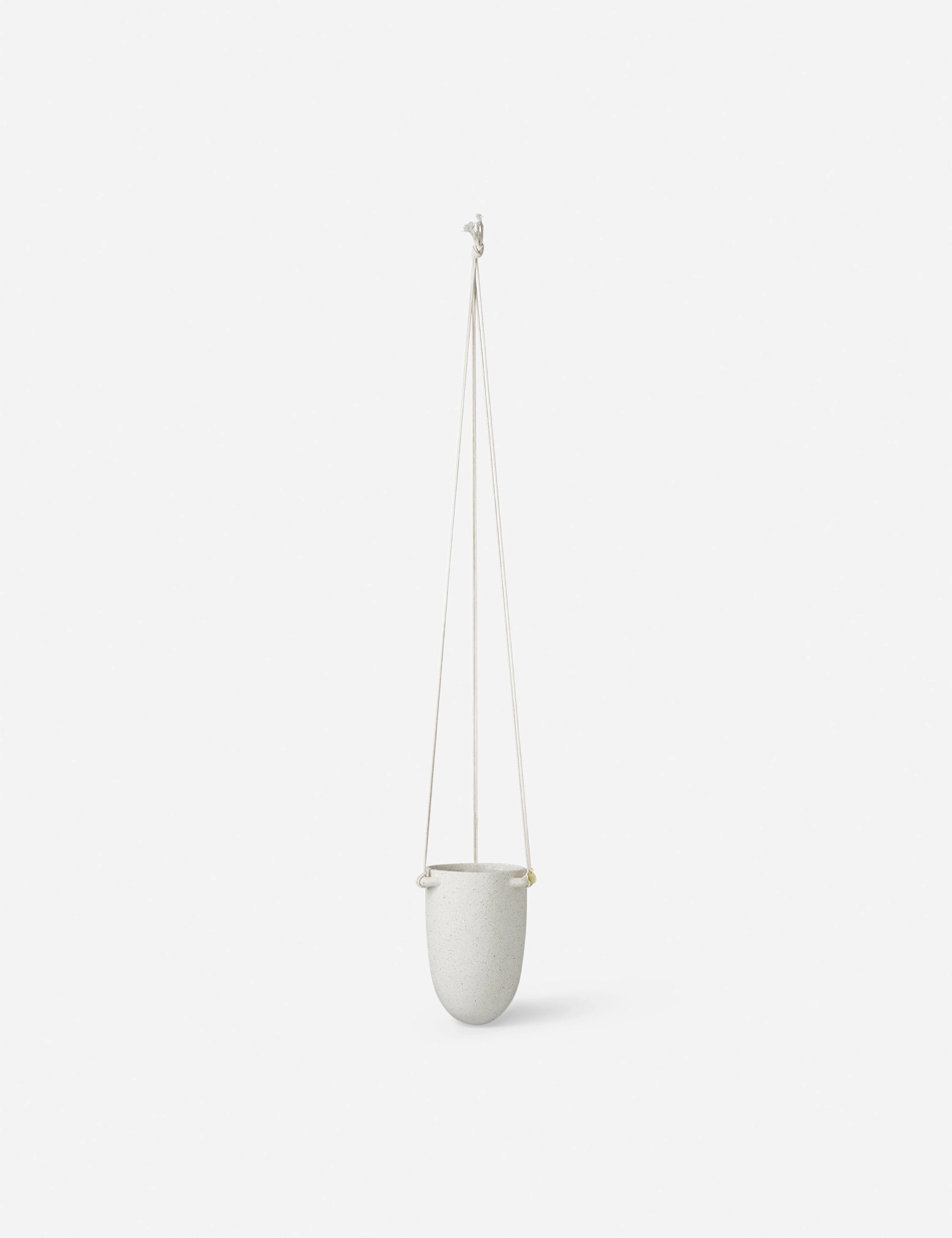 Speckle Hanging Pot by Ferm Living mini herb garden planters for kitchen