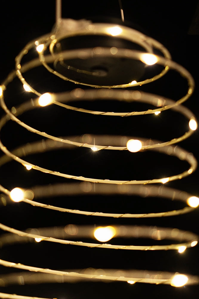 Spiral Solar Exterior Lamp