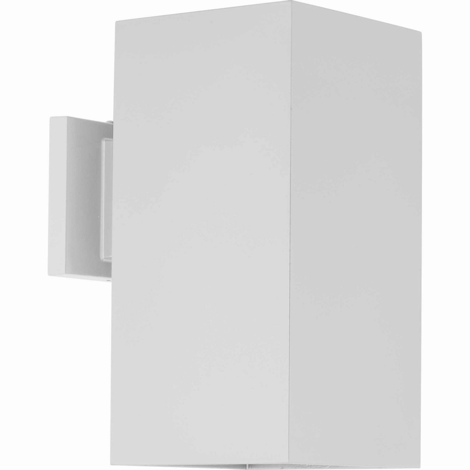 Square One Light Wall Lantern White