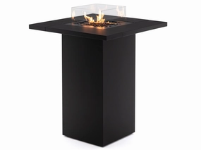 Square Table Highoutdoor fire table set with chairs