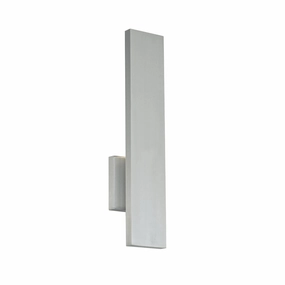 Stag LED Outdoor Wall Light Brushed AluminumOutdoor wall sconces with motion sensor