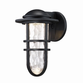 Steampunk LED Wall Light BlackOutdoor wall sconces with motion sensor