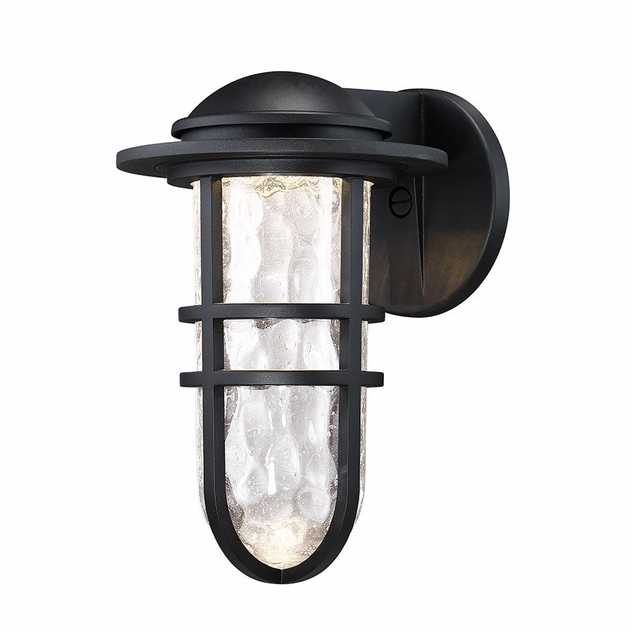 Steampunk LED Wall Light BlackOutdoor wall sconces with motion sensor