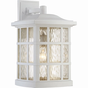 Stonington One Light Outdoor Wall Lantern Matte WhiteOutdoor wall sconces with motion sensor