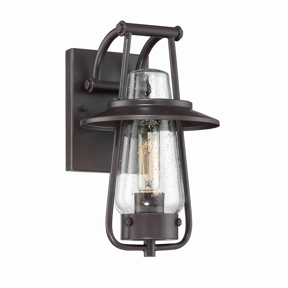 Stonyridge One Light Wall Lantern Satin BronzeOutdoor wall sconces with motion sensor