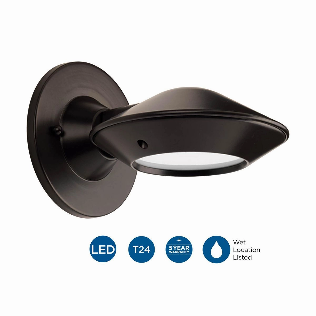 Strata Led LED Wall Lantern Antique Bronze